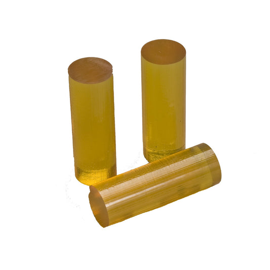 3M 3779PG Amber Hot Melt Adhesive, 1" x 3", 22 Pounds
